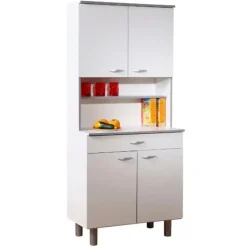 Buffetkast Easy 4 deuren & 1 lade - wit