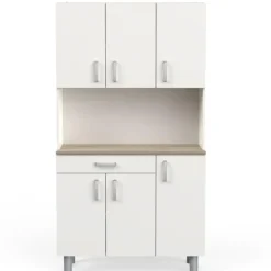 Buffetkast Gabe-Kronberg eik/mat wit