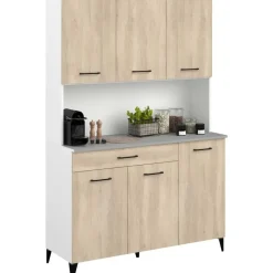 Buffetkast Maleficent met 6 deuren & 1 lade - eikdecor