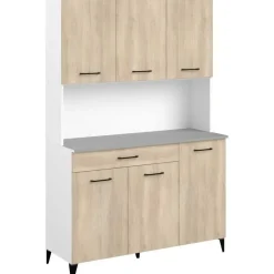 Buffetkast Maleficent met 6 deuren & 1 lade - eikdecor