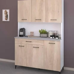 Buffetkast Maleficent met 6 deuren & 1 lade - eikdecor