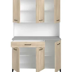 Buffetkast Maleficent met 6 deuren & 1 lade - eikdecor