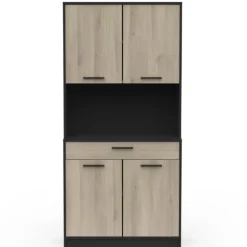 Buffetkast Romanie-Kronberg eik/matzwart