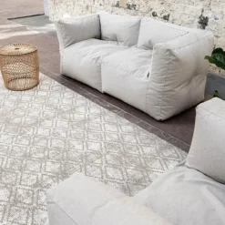 Buiten vloerkleed Frost - Bruin/grijs- dubbelzijdig - EVA Interior - 200 x 20...