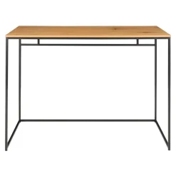 Bureau - eiken look met zwart frame