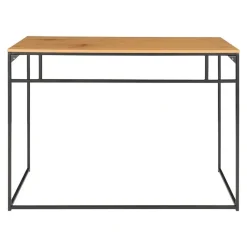 Bureau - eiken look met zwart frame