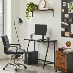 Bureau - industrieel - 100x50x75 cm - zwart