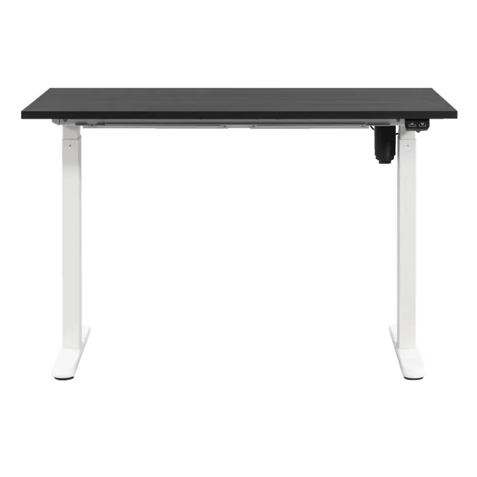 Bureau Homeworx zit/sta elektrisch verstelbaar - zwart/wit - 75/118x120x70 cm