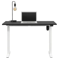 Bureau Homeworx zit/sta elektrisch verstelbaar - zwart/wit - 75/118x120x70 cm