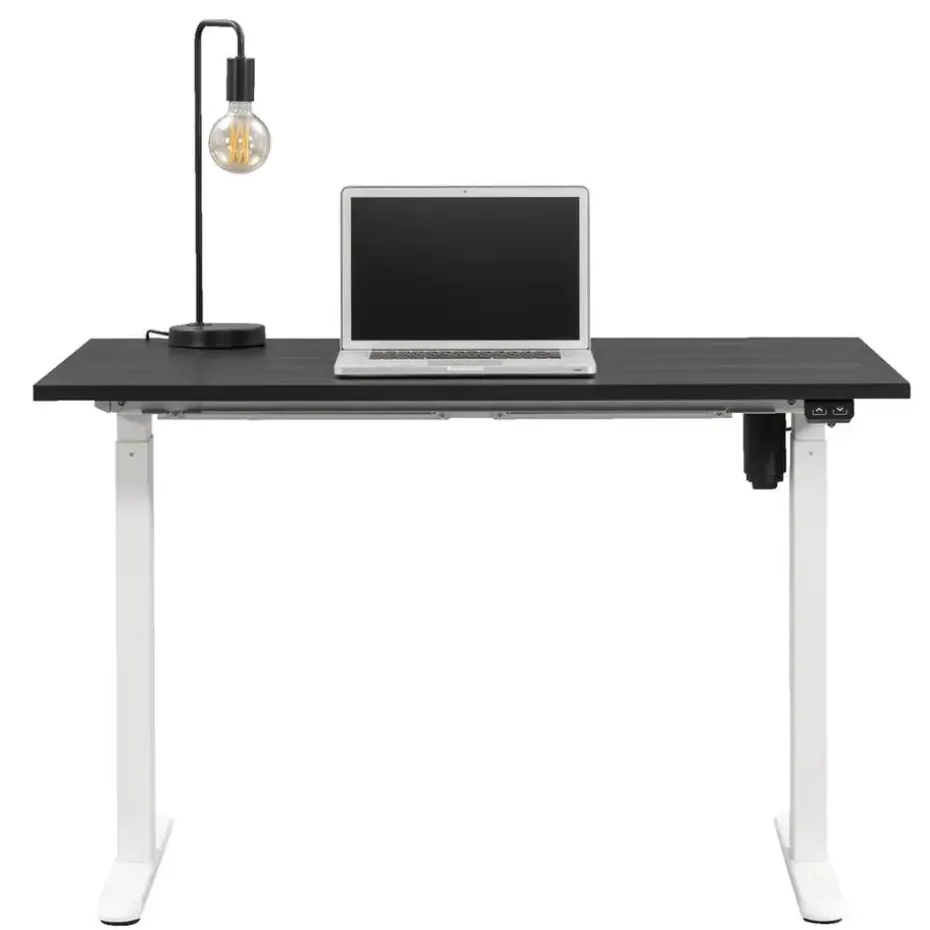 Bureau Homeworx zit/sta elektrisch verstelbaar - zwart/wit - 75/118x120x70 cm