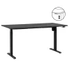 Bureau Homeworx zit/sta elektrisch verstelbaar - zwart/zwart - 75/118x160x80 cm
