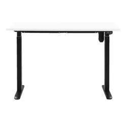 Bureau Homeworx zit/sta elektrisch verstelbaar - wit/zwart - 75/118x120x70 cm