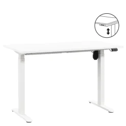 Bureau Homeworx zit/sta elektrisch verstelbaar - wit/wit - 75/118x120x70 cm