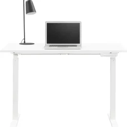 Bureau Homeworx zit/sta handmatig verstelbaar - wit/wit - 75/118x120x70 cm