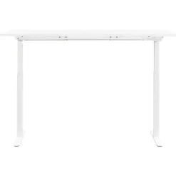Bureau Homeworx zit/sta handmatig verstelbaar - wit/wit - 75/118x160x80 cm