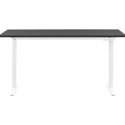 Bureau Homeworx zit/sta handmatig verstelbaar - zwart/wit - 75/118x160x80 cm