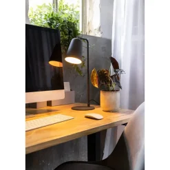 Bureau Homeworx zit/sta handmatig verstelbaar – mangohout/zwart - 75/118x120x70 cm