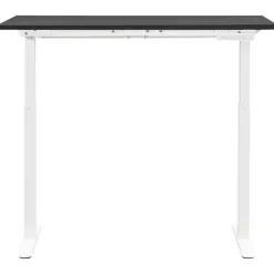 Bureau Homeworx zit/sta handmatig verstelbaar - zwart/wit - 75/118x120x70 cm