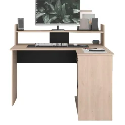 Bureau Professional 102cm- zwart/eik
