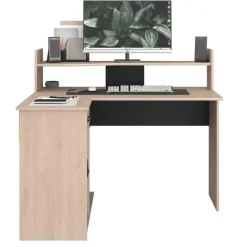 Bureau Professional 102cm- zwart/eik