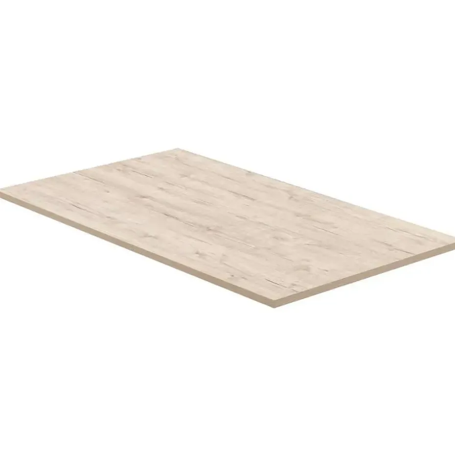 Bureaublad zit/sta bureau Homeworx - eikenkleur - 120x70 cm