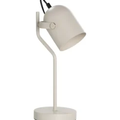 Bureaulamp Senn - beige metaal - 39xØ17,5 cm