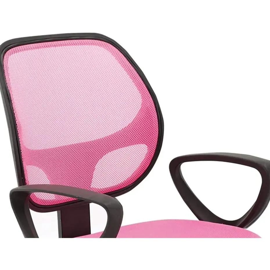 Bureaustoel Buritos - Solide, Verstelbaar en Ergonomisch - Roze