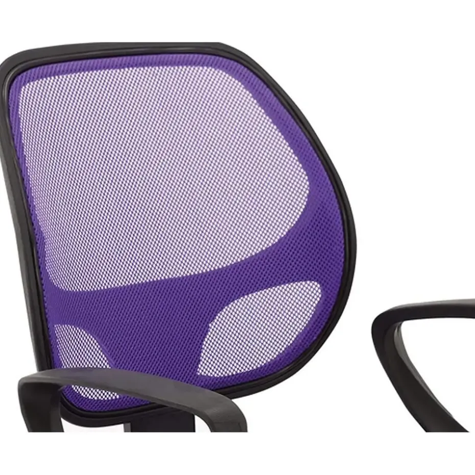 Bureaustoel Buritos - Solide, Verstelbaar en Ergonomisch - Lila