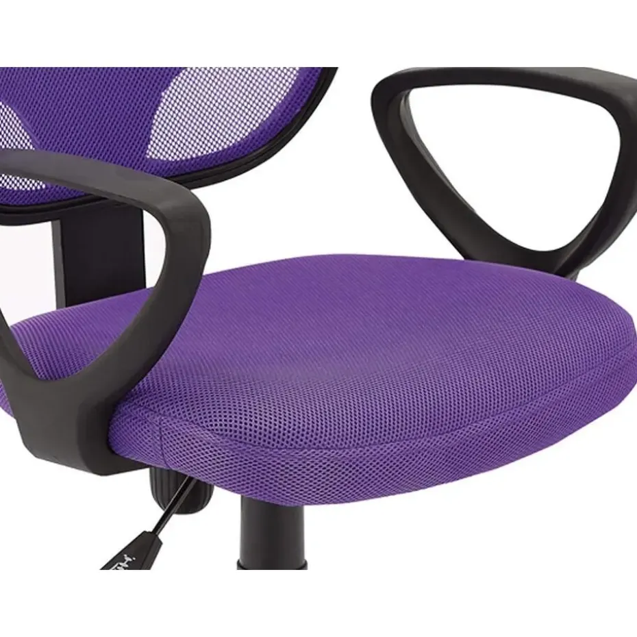 Bureaustoel Buritos - Solide, Verstelbaar en Ergonomisch - Lila