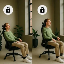 Bureaustoel Joy comfort - Voldoet aan NEN-EN 1335 norm - Zwarte stervoet