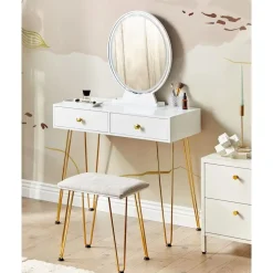 CAEN - Kaptafel - Wit - MDF