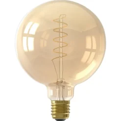 Calex LED globe - G125 - goudkleur - E27 - 5,5W - 470LM - dimbaar