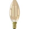 Calex LED kaarslamp - goudkleur - E14 - 3,5W - 250LM - dimbaar