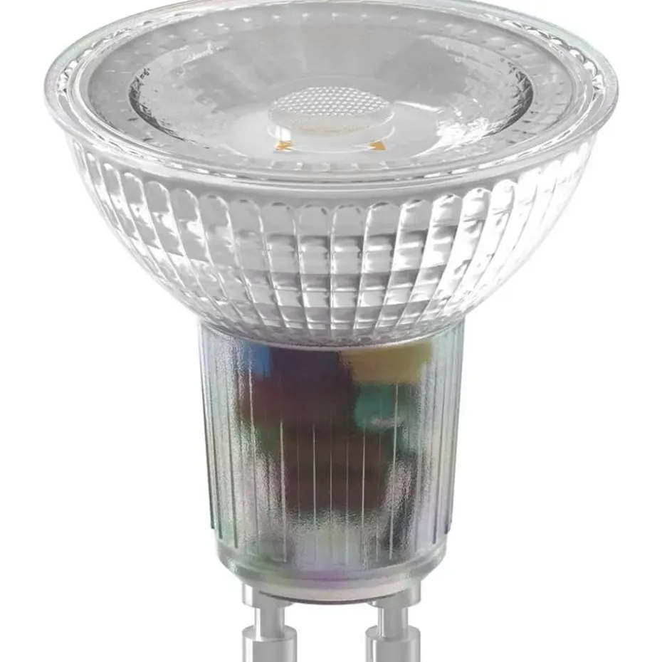 Calex LED reflectorlamp - SMD - zilverkleur - GU10 - 4,9W - 3 stuks - dimbaar