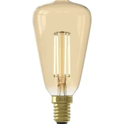 Calex LED rustieklamp - goudkleur - E14 - 3,5W - 250ML - dimbaar