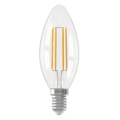 Calex SMART kaarslamp - helder- E14 - 4,9W - 470LM - dimbaar