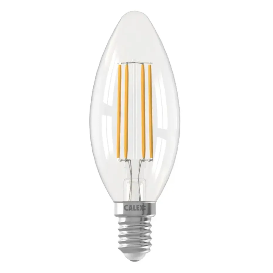 Calex SMART kaarslamp - helder- E14 - 4,9W - 470LM - dimbaar