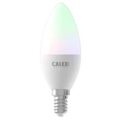 Calex Smart LED-kaarslamp RGB - wit - 5W