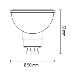 Calex Smart LED-reflectorlamp RGB - wit - 5W
