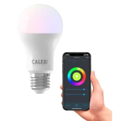 Calex Smart LED-standaardlamp RGB - wit - 8,5W