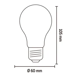 Calex Smart LED-standaardlamp - goudkleurig - 7W