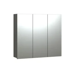 CALICOSY - Badkamerkast met spiegel PUREBLISS - 20x90x80 cm