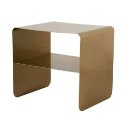 CALICOSY - Bijzettafel SLOAN - Gouden - 56x45x52 cm