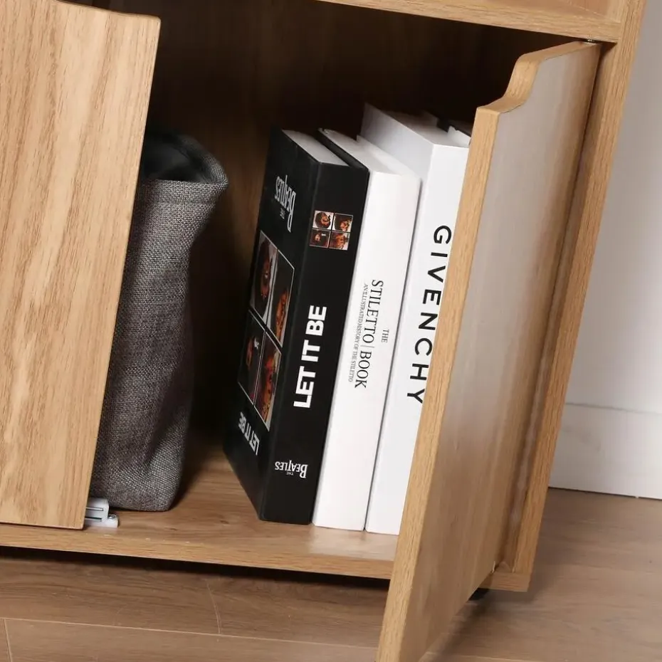 CALICOSY - Boekenkast - Hout - 120x58,5x29 cm