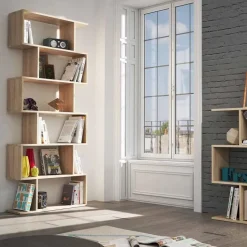 CALICOSY - Boekenkast ATHENA - 192x80x24 cm