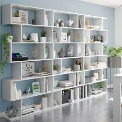 CALICOSY - Boekenkast ATHENA - 192x80x24 cm