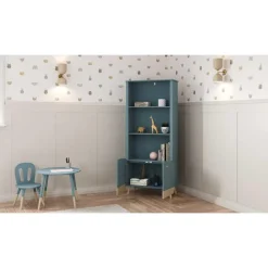 CALICOSY - Boekenkast FIRMIANA - 36,6x177x77,4 cm