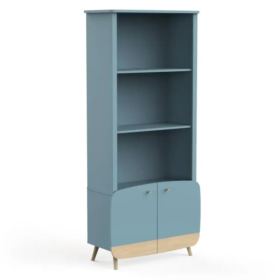 CALICOSY - Boekenkast FIRMIANA - 36,6x177x77,4 cm