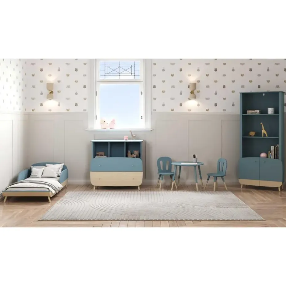 CALICOSY - Boekenkast FIRMIANA - 36,6x177x77,4 cm