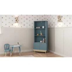 CALICOSY - Boekenkast FIRMIANA - 36,6x177x77,4 cm